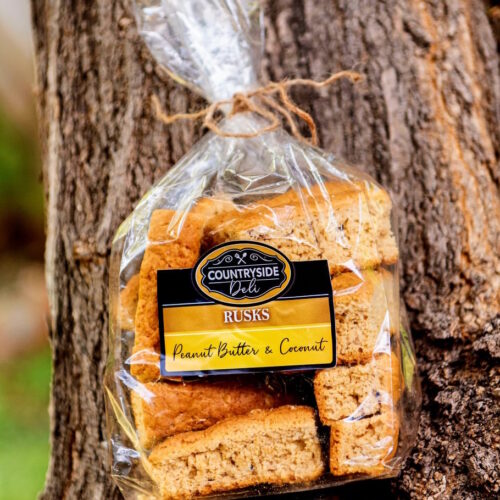 Peanut Butter & Coconut Rusks